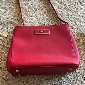 DKNY Cherry Red Crossbody Bag